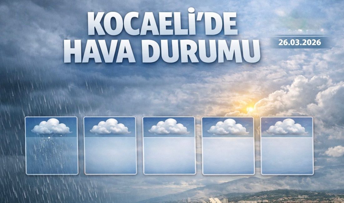 Kocaeli’de hava bugün sabah saatlerinde sisli ve nemli başladı. Öğle