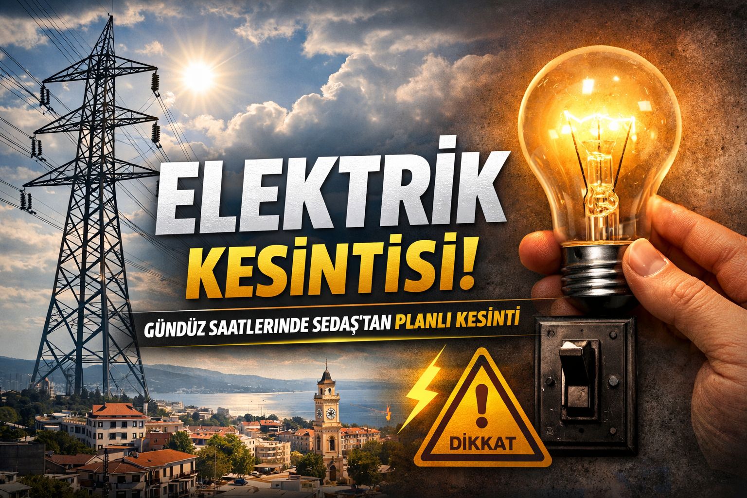 Kocaeli elektrik kesintisi 26 Mart Perşembe günü 8 ilçeyi etkileyecek.
