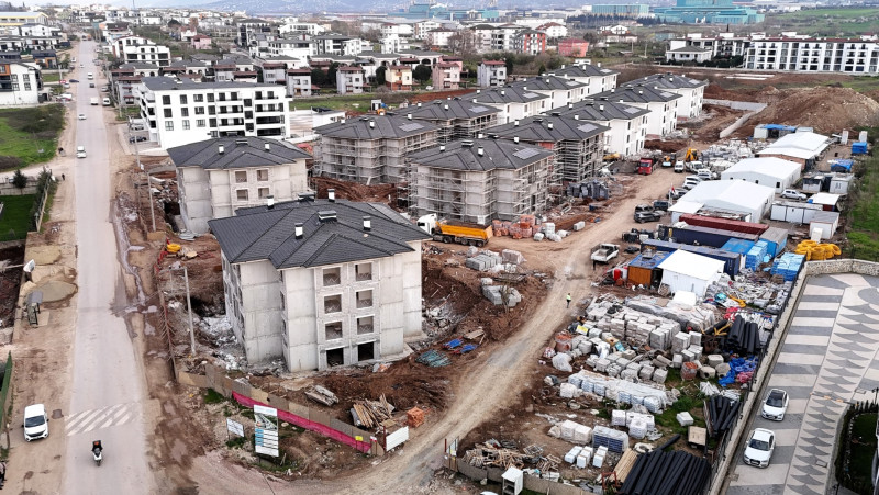 Kartepe Kent Konut projesinde ilerleme