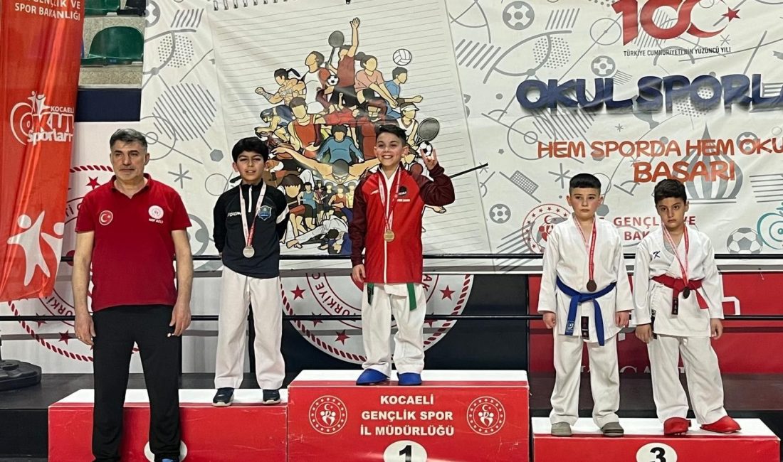 Kocaeli İzmit’te düzenlenen Karate Şampiyonası’nda ÇESK sporcuları 6 altın, 3