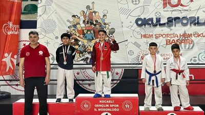 Kocaeli İzmit’te düzenlenen Karate Şampiyonası’nda ÇESK sporcuları 6 altın, 3