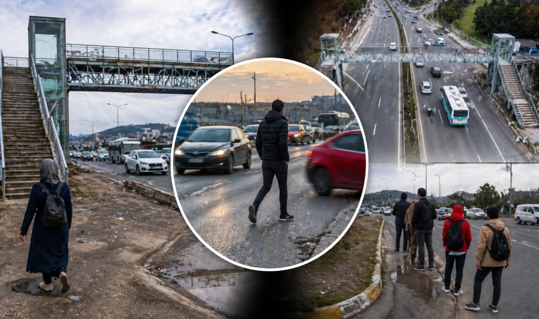 Başiskele, İzmit ve Kandıra yolu üzerindeki yaya üst geçitleri tartışma