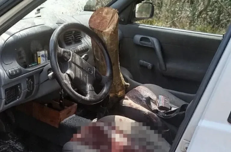 Kocaeli İzmit'te korku dolu anlar. Tomruk yüklü kamyondan düşen kütük