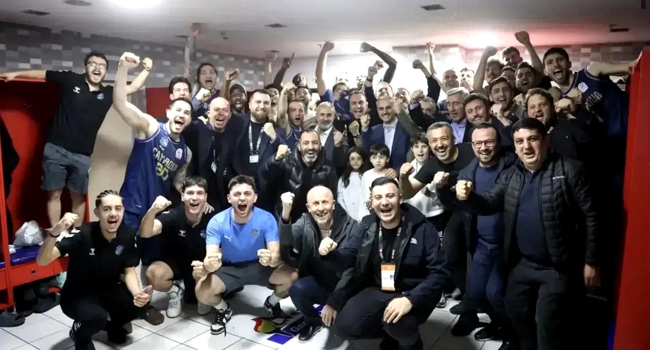 Çayırova Belediyesi, Ankaragücü’nü 65-81 mağlup ederek Türkiye Basketbol Ligi’nde şampiyon
