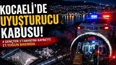 İzmit Gültepe Mahallesi’nde uyuşturucu kullanan 4 gençten biri yaşamını yitirdi,