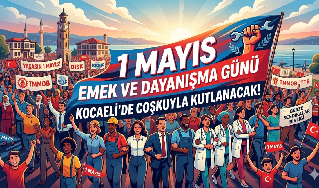 Kocaeli’de işçi ve emekçiler 1 Mayıs için alanlara iniyor. İzmit’te