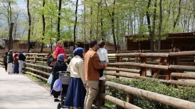 Baharın gelmesiyle Ormanya’da yürüyüş, bisiklet ve kamp alanlarına ilgi arttı.