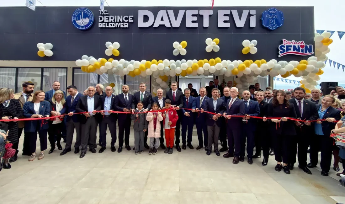 Derince’de hizmete açılan Davet Evi, sosyal belediyecilik örneği olarak dikkat