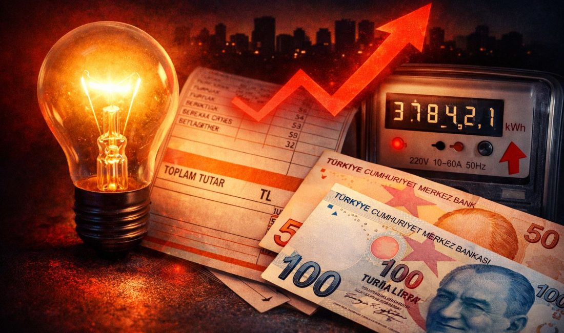 Kocaeli’de DİSK, KESK, TMMOB ve TTB elektrik zamlarına tepki gösterdi.