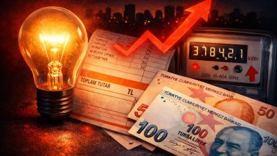 Kocaeli’de DİSK, KESK, TMMOB ve TTB elektrik zamlarına tepki gösterdi.