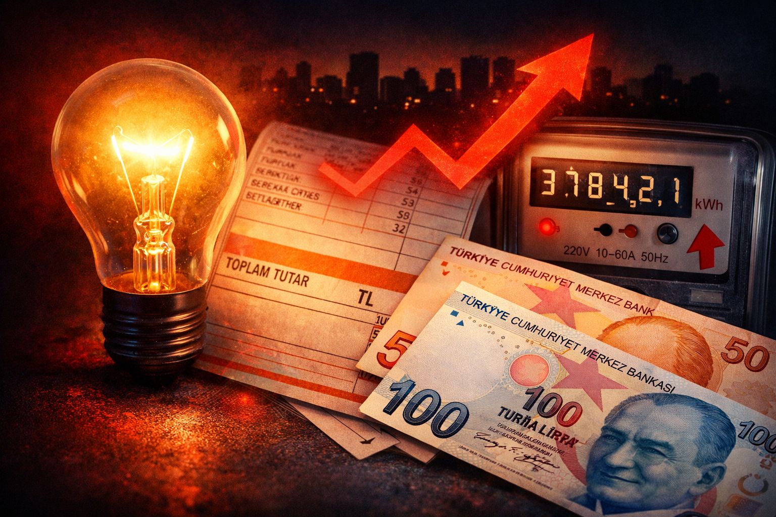 Kocaeli’de DİSK, KESK, TMMOB ve TTB elektrik zamlarına tepki gösterdi.