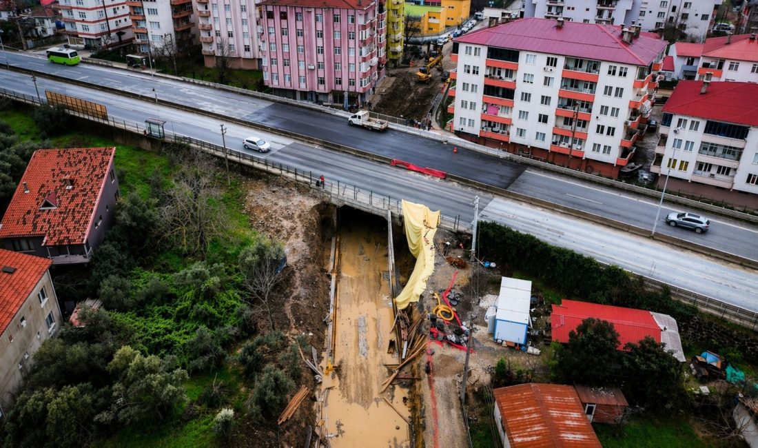 Kocaeli'ye nefes aldıracak projede çalışmalar hızlandı. Gölcük Ulaşlı Mahallesi’nde yapımı