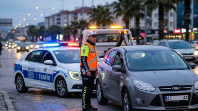 Kocaeli İl Emniyet Müdürlüğü ekipleri, korsan taşımacılık yaptığı tespit edilen