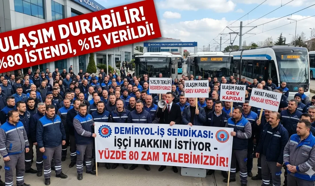 Kocaeli Büyükşehir Belediyesi iştiraki Ulaşım Park’ta 2 bin 400 işçiyi