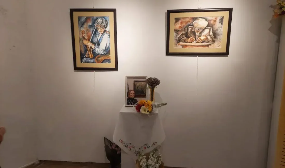 Kocaeli İzmit’te Aydili Sanat Derneği’nin Sulu Boya Resim Atölyesi eserleri
