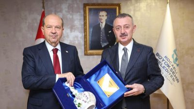 KKTC Cumhurbaşkanı Ersin Tatar, Kocaeli’de Başkan Tahir Büyükakın’ın konuğu oldu.