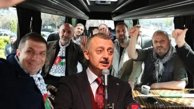 Kocaeli Büyükşehir Belediye Başkanı Tahir Büyükakın, uluslararası sularda Sumud Filosu’na