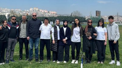 Kocaeli’de genç okçular, 21 sporcu ile katıldıkları il müsabakalarında 16