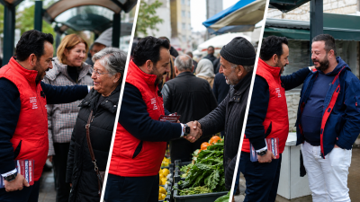 CHP İzmit İlçe Örgütü, Yeşilova Mahallesi ve Yenidoğan Pazarı’nda esnaf