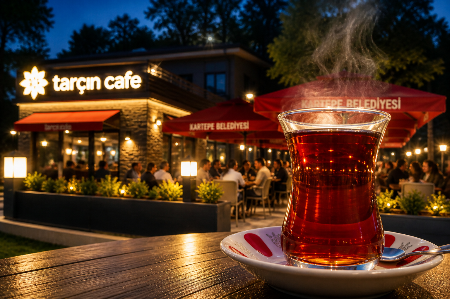Kocaeli Kartepe’de açılacak Tarçın Kafe’de çay fiyatı 3 TL olarak
