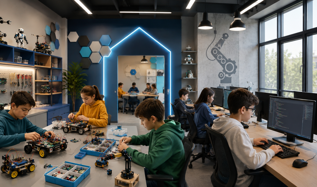 İzmit Belediyesi’nin hayata geçirdiği Robotik Kodlama ve Yazılım Evi 8
