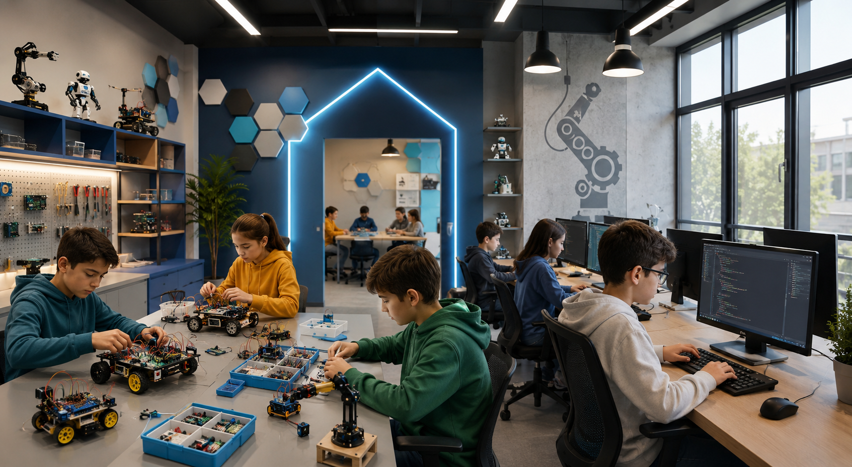 İzmit Belediyesi’nin hayata geçirdiği Robotik Kodlama ve Yazılım Evi 8