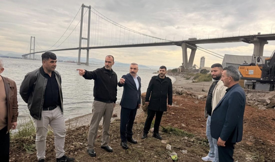 Dilovası’nda yapımı süren yeni sahil projesiyle yürüyüş yolları, dinlenme alanları
