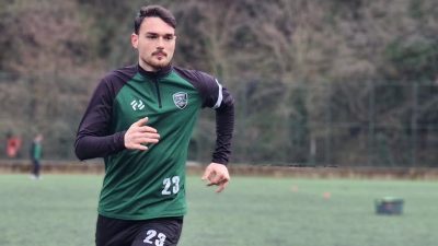 Kocaelili futbolcu Mert İnan, Borçkaspor’un bugün oynayacağı şampiyonluk maçında sahaya