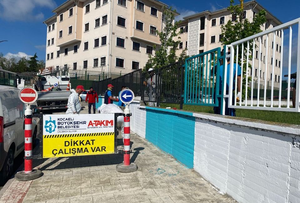 Kocaeli Büyükşehir Belediyesi’ne bağlı A Takımı ekipleri, Kurban Bayramı öncesinde