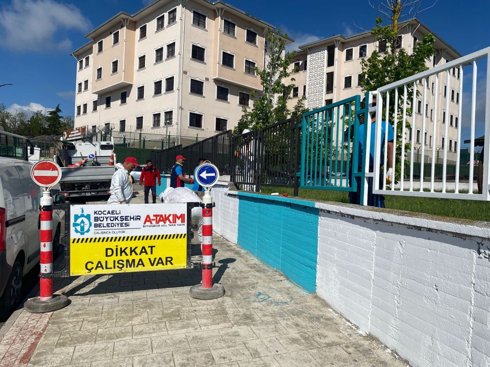 Kocaeli Büyükşehir Belediyesi’ne bağlı A Takımı ekipleri, Kurban Bayramı öncesinde