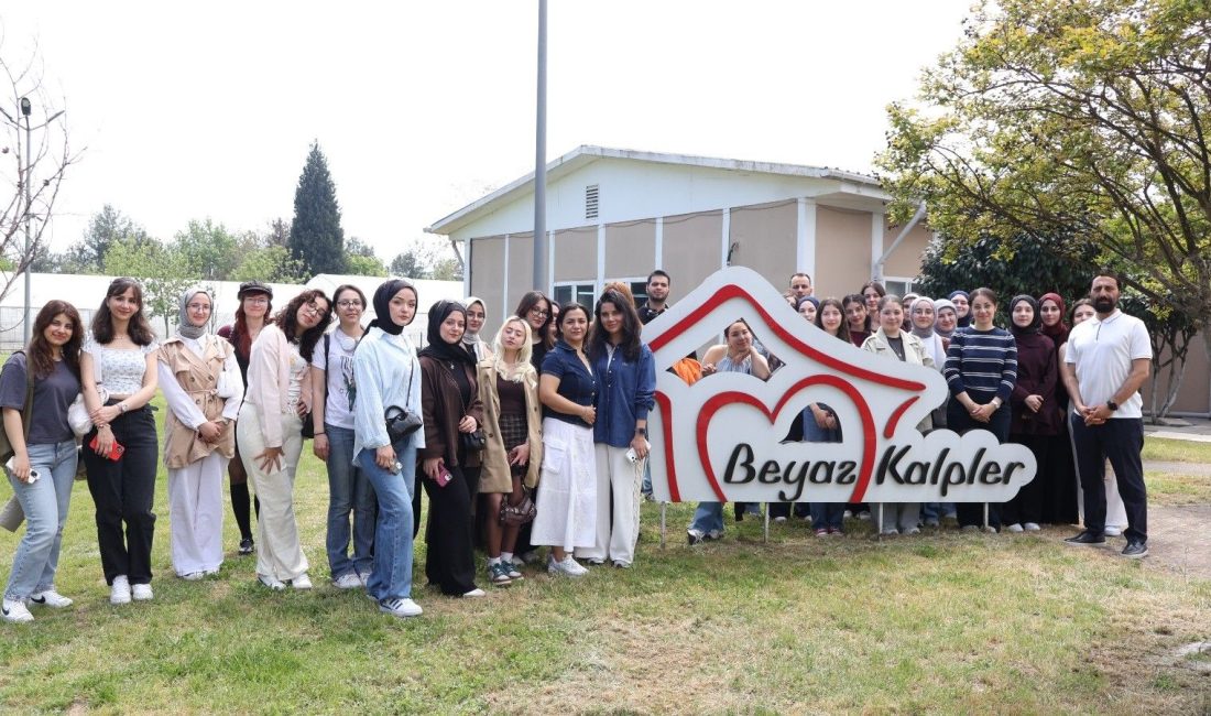 Kocaeli Üniversitesi Sosyal Hizmetler Bölümü öğrencileri, Büyükşehir Belediyesi’nin Beyaz Kalpler