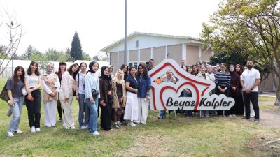 Kocaeli Üniversitesi Sosyal Hizmetler Bölümü öğrencileri, Büyükşehir Belediyesi’nin Beyaz Kalpler