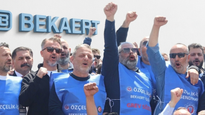 İzmit ve Kartepe’de 28 gündür devam eden Bekaert grevi, Özçelik-İş