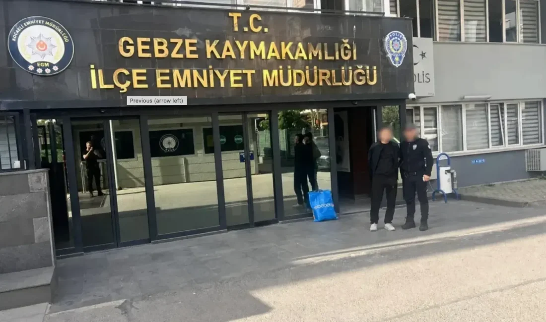 Kocaeli’de hakkında 4 yıl 8 ay hapis cezası bulunan çocuk