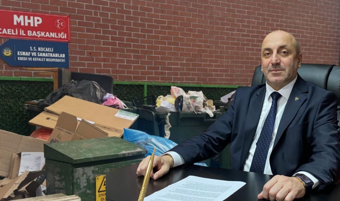 MHP İzmit İlçe Başkanı İlker Kazan, sosyal medyadaki “çöp konteynerı