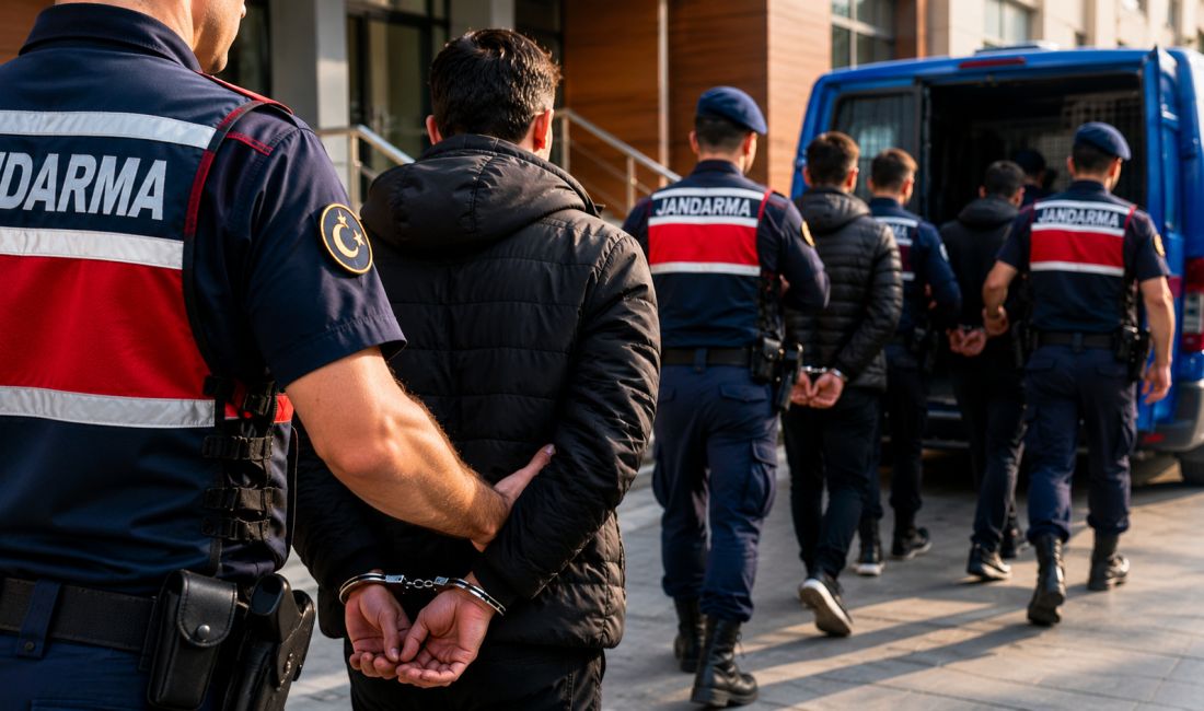 Kocaeli’de tefecilik ve suç örgütüne yönelik yürütülen soruşturma kapsamında gözaltına