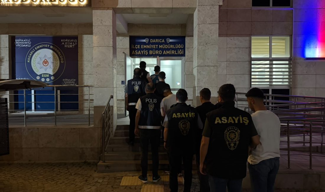 Darıca'da peş peşe gerçekleştirilen silahlı tehdit ve yağma olaylarıyla ilgili