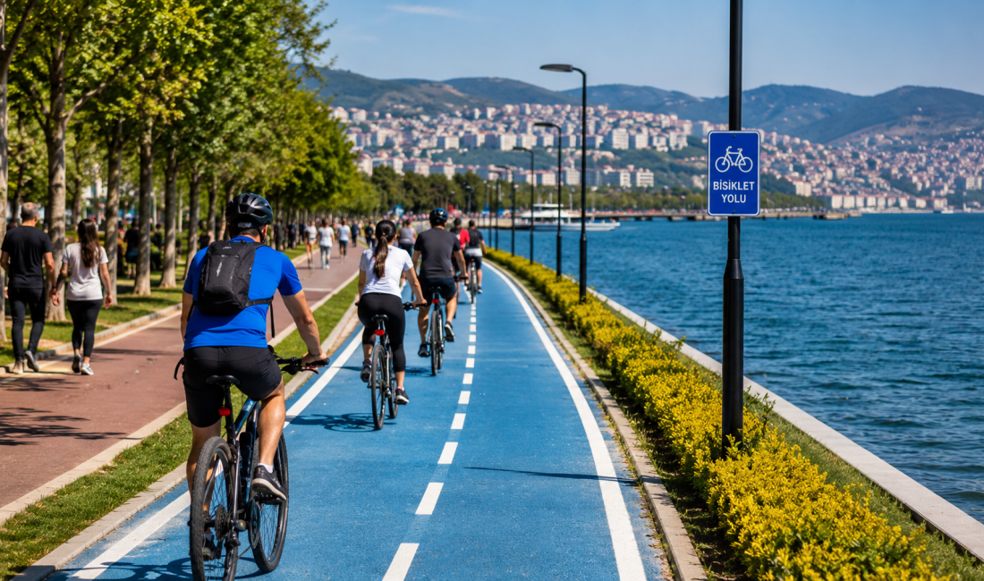 Havaların ısınmasıyla birlikte Kocaeli’de bisiklet kullanımında gözle görülür artış yaşandı.