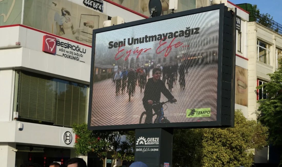 Gebze’de geçen yıl hayatını kaybeden 13 yaşındaki Eyüp Efe Özuygur,