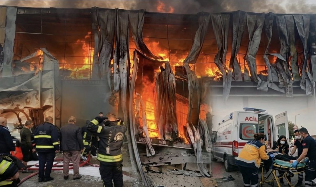 Dilovası’nda 7 işçinin hayatını kaybettiği Ravive Kozmetik yangınının ardından acılı
