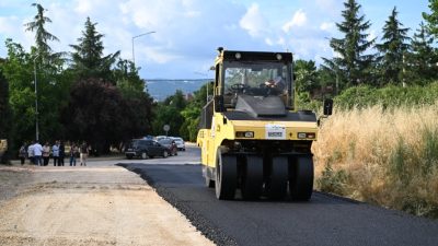  Kartepe Belediyesi, Sarımeşe, Acısu ve Uzunçiftlik mahallelerinde sıcak asfalt
