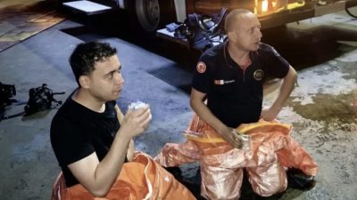 Başiskele’de bulunan Kocaeli Serbest Bölgesi’nde Norveç bandıralı bir yük gemisinde
