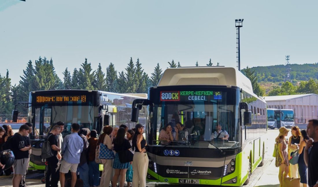 Kocaeli Büyükşehir Belediyesi’nin yaz aylarında yoğun ilgi gören 800CK hattı