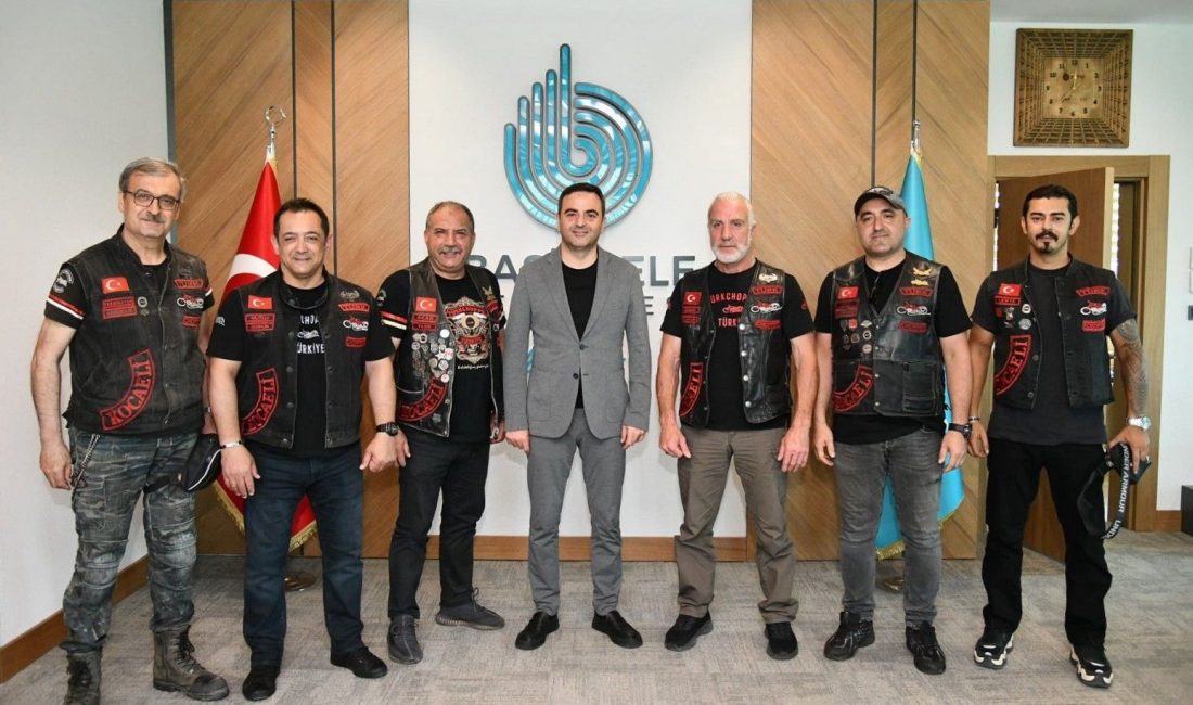 Başiskele Belediye Başkanı Yasin Özlü ile Türk Chopper Motosiklet Kulübü