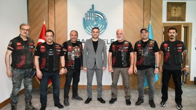 Başiskele Belediye Başkanı Yasin Özlü ile Türk Chopper Motosiklet Kulübü