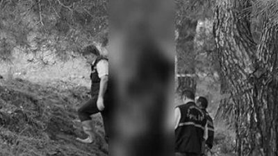 Kocaeli'nin Körfez ilçesinde sabah saatlerinde parkta ağaca asılı halde bulunan