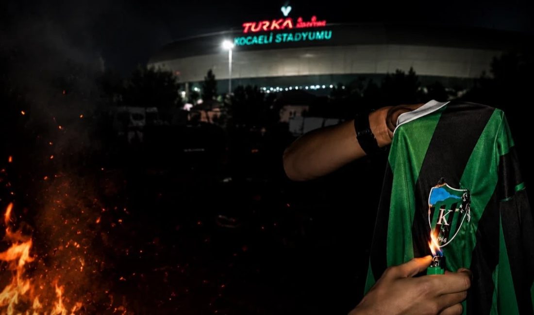 Sosyal medyada paylaşılan forma yakma görüntülerinin ardından açıklama yapan Kocaelispor