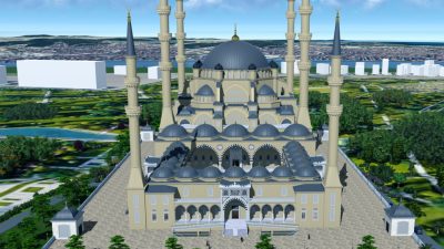 Kocaeli Büyükşehir Belediyesi, Gebze Millet Bahçesi'nde 10 bin kişilik cami