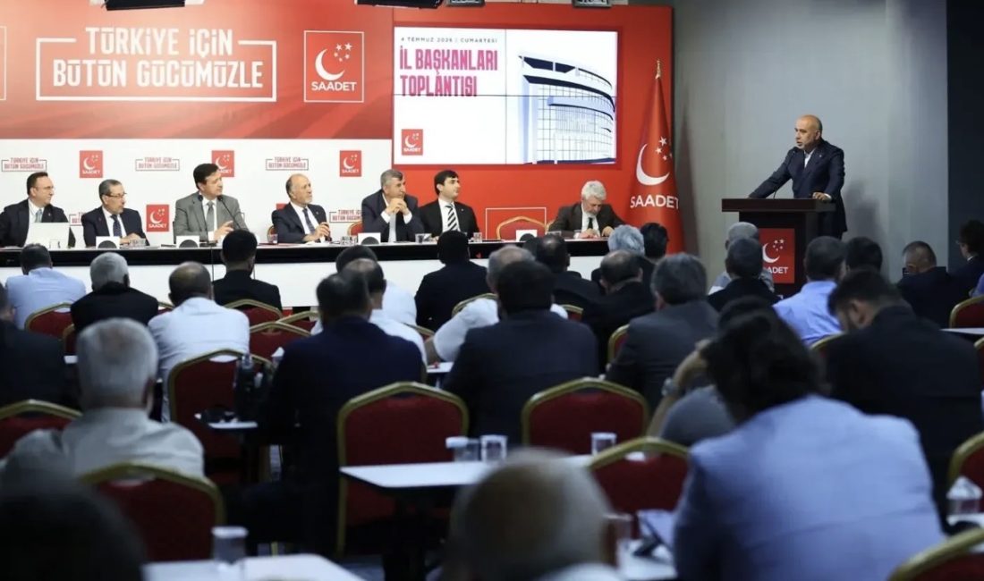 Saadet Partisi’nin Ankara’da düzenlediği teşkilat toplantısında Kocaeli İl Teşkilatı’nın çalışmaları