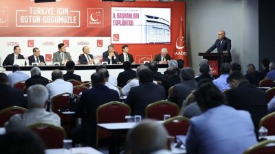 Saadet Partisi’nin Ankara’da düzenlediği teşkilat toplantısında Kocaeli İl Teşkilatı’nın çalışmaları